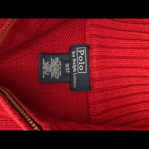 Boys polo sweater